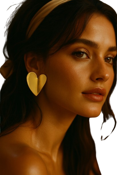 Boucles Cœur Doré